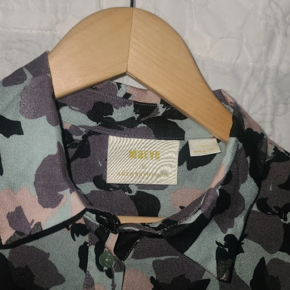 Maeve Rita print tunic blouse size small - Picture 5 of 8